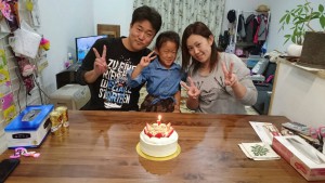 家づくり1周年おめでとうございます！