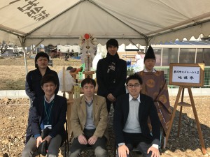 モデルハウス地鎮祭